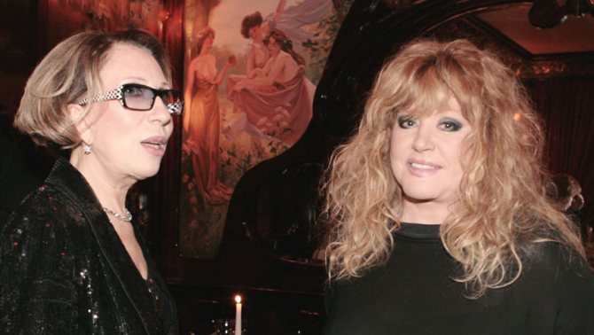 Инна Чурикова и Алла Пугачева