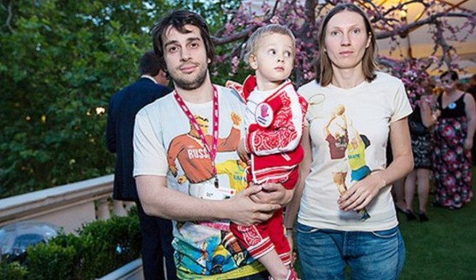 Петр Налич, наталья Штырхунова и их дочь Варя