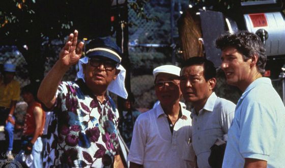 Ричард Гир и Акира Куросава (слева)