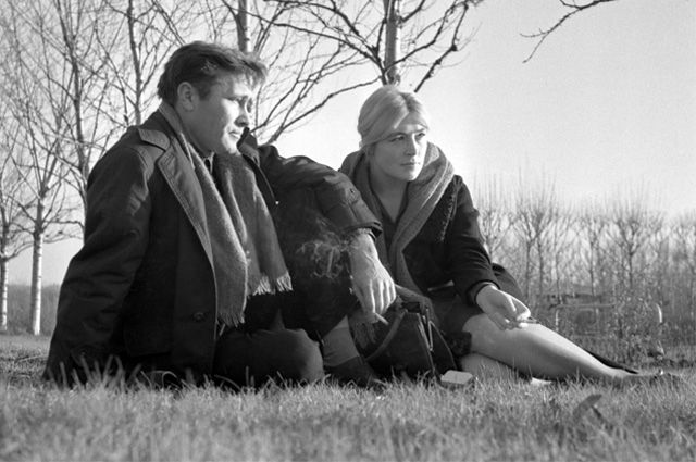 Василий Шукшин и Лидия Федосеева.